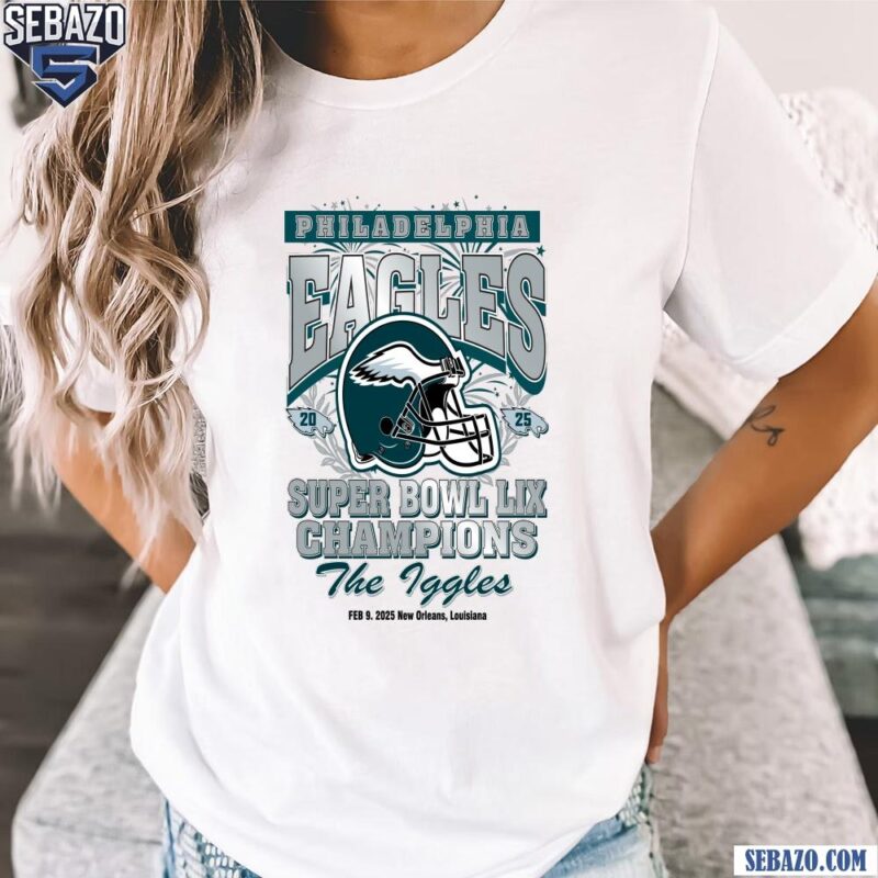 Vintage Philadelphia Eagles Super Bowl 2025 Champions The Iggles Shirt t-shirt