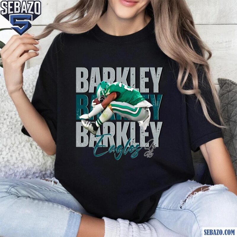 Vintage Saquon Barkley 26 Philadelphia Eagles Football Players Shirt t-shirt