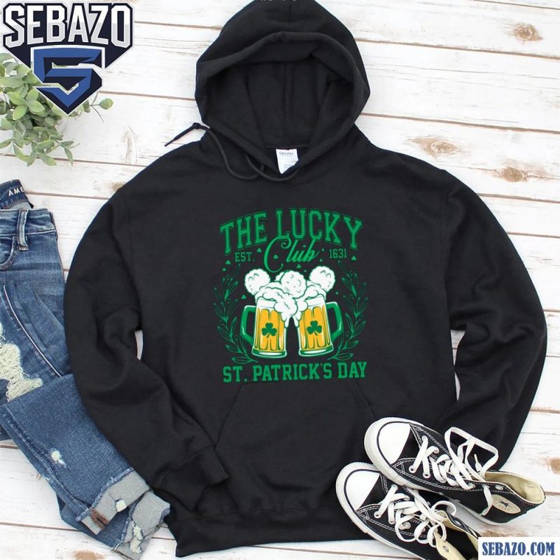 Vintage The Lucky Club St Patricks Day Est 1631 Shirt hoodie