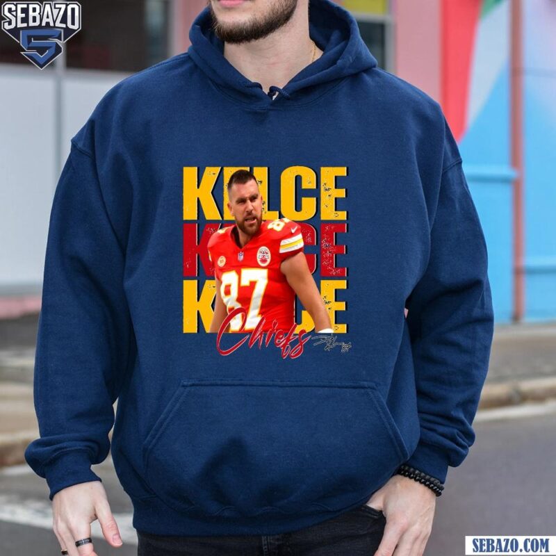 Vintage Travis Kelce 87 Kansas City Chiefs Football Players Shirt hoodie