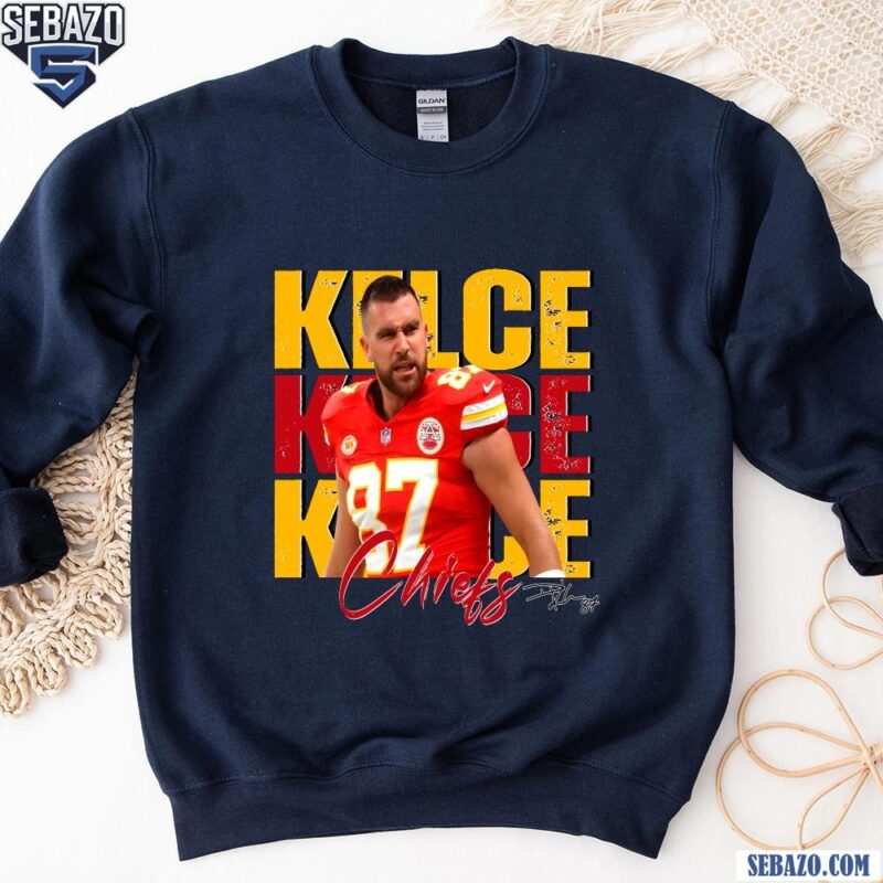 Vintage Travis Kelce 87 Kansas City Chiefs Football Players Shirt sweatshirt