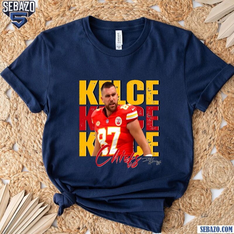 Vintage Travis Kelce 87 Kansas City Chiefs Football Players Shirt t-shirt