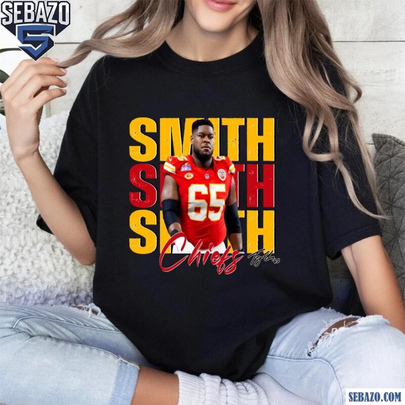 Vintage Trey Smith 65 Kansas City Chiefs Football Players Shirt t-shirt