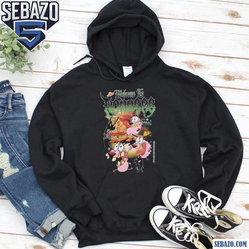 Welcome To Nowhere Courage The Cowardly Dog Cartoon Shirt hoodie