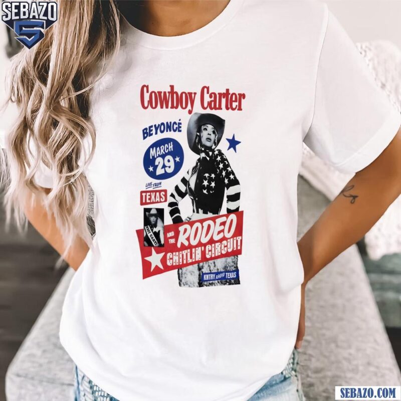 Western Vintage Cowboy Carter Beyonce March 29 Shirt t-shirt