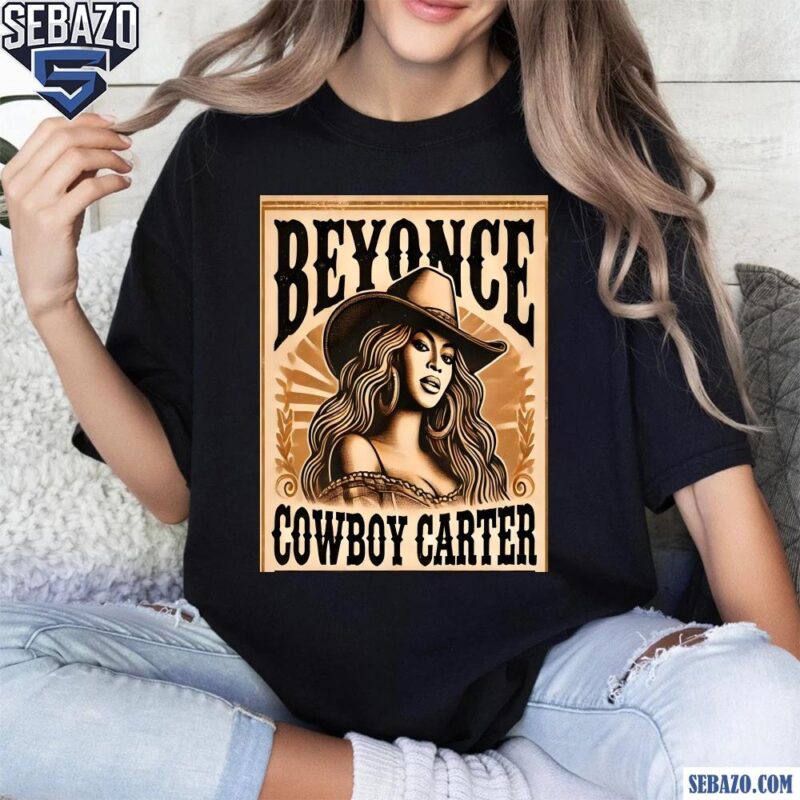 Western Vintage Style Beyonce Cowboy Carter Music Tour Shirt t-shirt