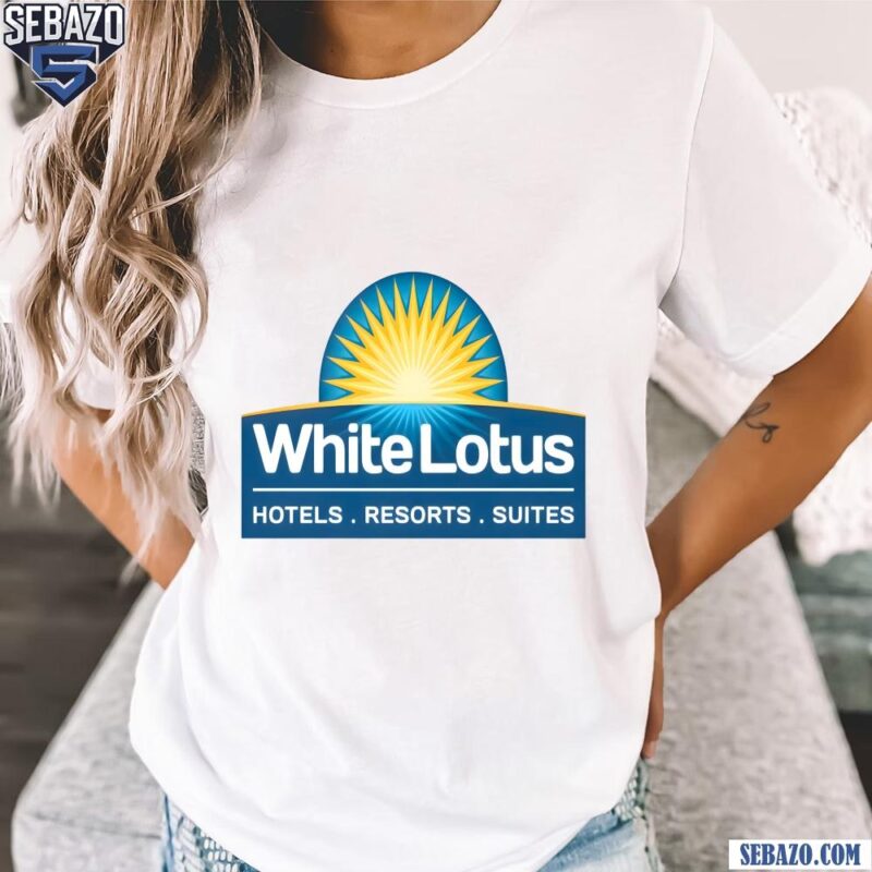 White Lotus Hotels Resorts Suites Logo Shirt