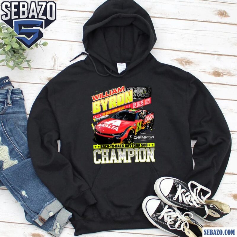 William Byron 2025 Back To Back Daytona 500 Champion Shirt hoodie