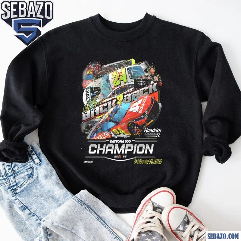 William Byron Daytona 500 Champion Axalta Back To Back Shirt sweatshirt