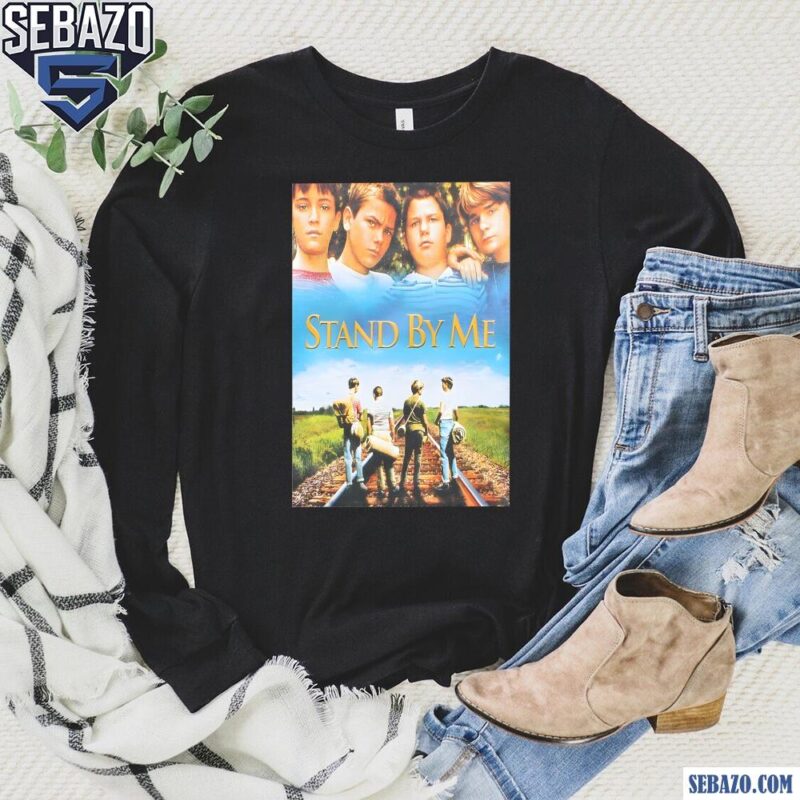 1986 Stand By Me Vintage Film Poster Shirt long sleeved