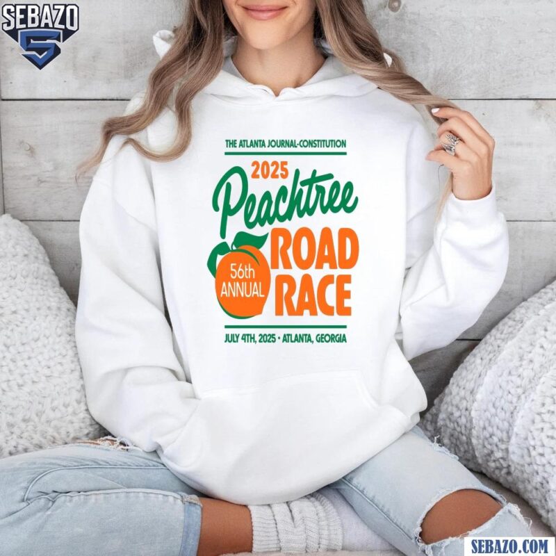 2025 Peachtree Road Race 56Th Annual The Atlanta Journal Constitution Shirt hoodie