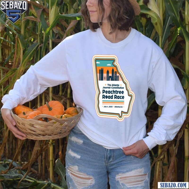 2025 Peachtree Road Race The Atlanta Journal Constitution Shirt long sleeved