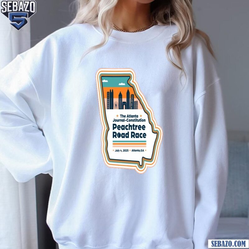 2025 Peachtree Road Race The Atlanta Journal Constitution Shirt sweatshirt