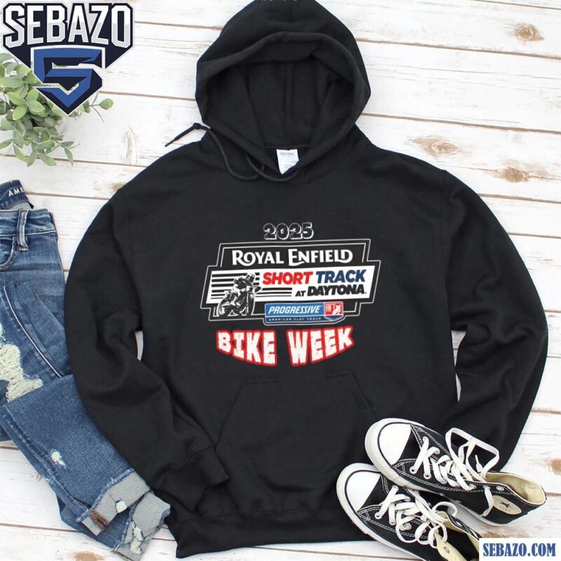 2025 Royal Enfield Short Track At Daytona Bike Week Logo Shirt hoodie