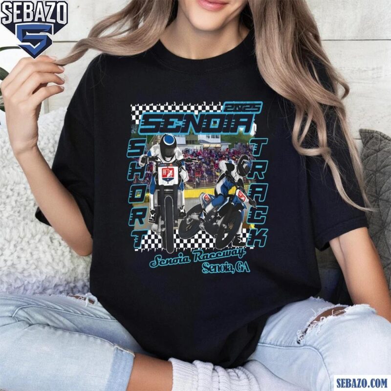 2025 Senoia Short Track American Flat Tracker Shirt t-shirt