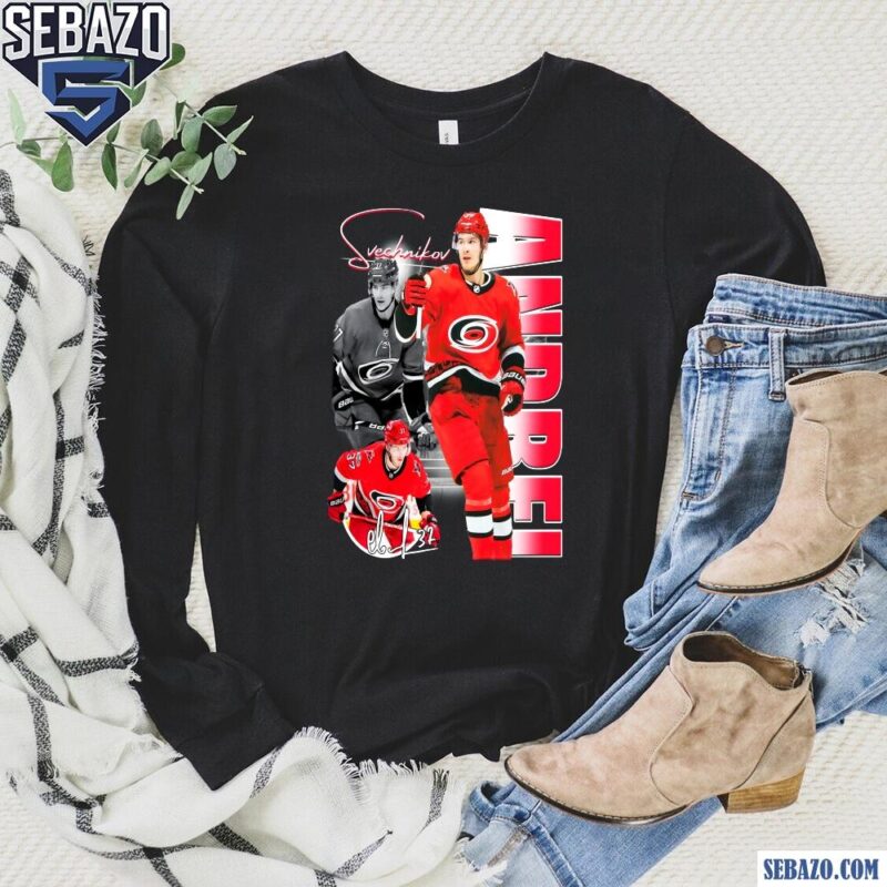 Andrei Svechnikov Carolina Hurricanes Nhl Players Shirt long sleeved