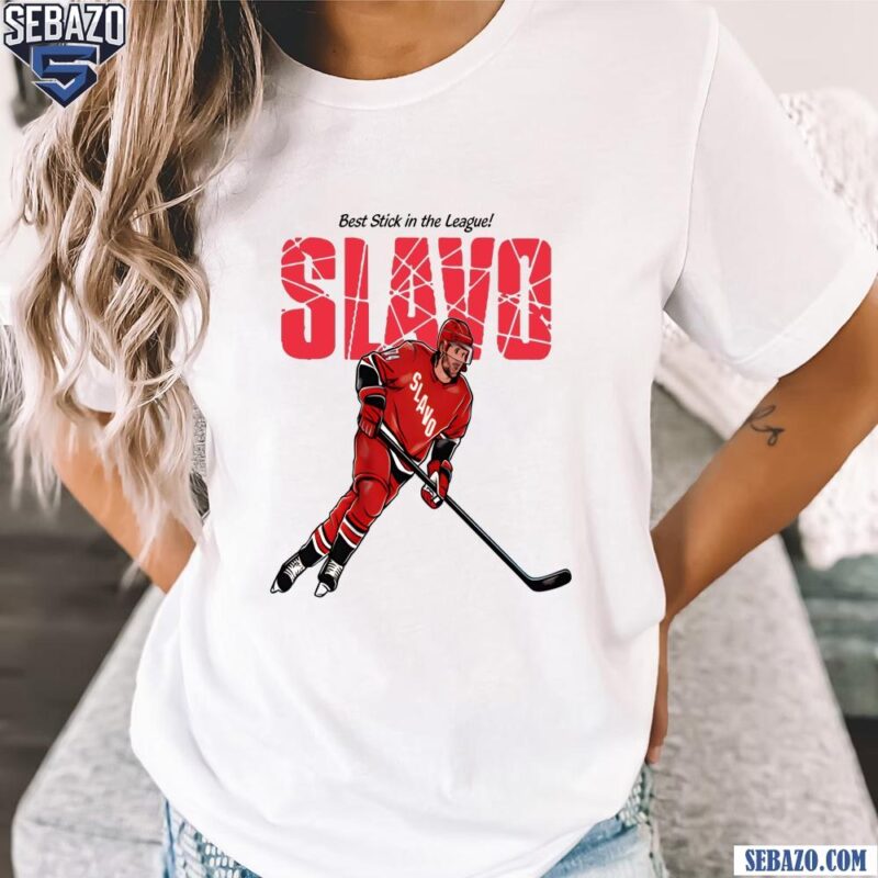 Best Stick In The League Slavo Jaccob Slavin Shirt t-shirt