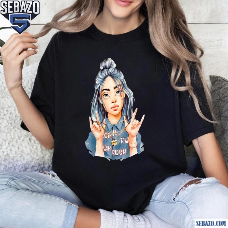 Billy Eilish Paints Pop Art Shirt