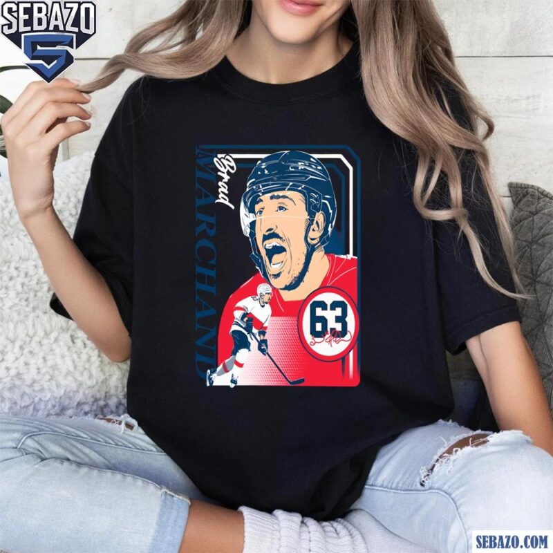 Brad Marchand Florida Collage Frame Florida Panthers Shirt t-shirt