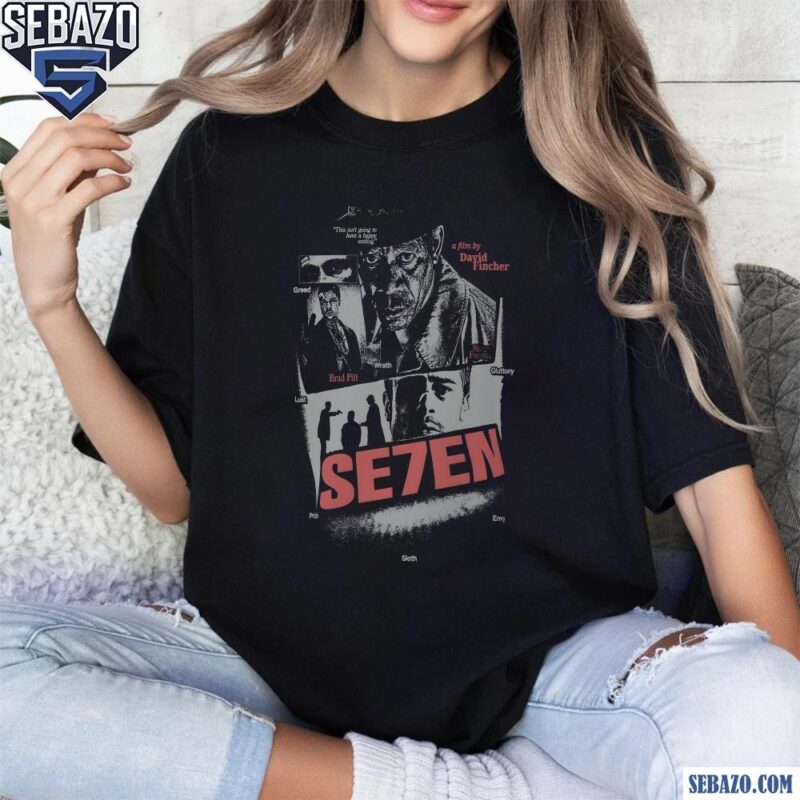 Brad Pitt Morgan Freeman Se7En Shirt t-shirt