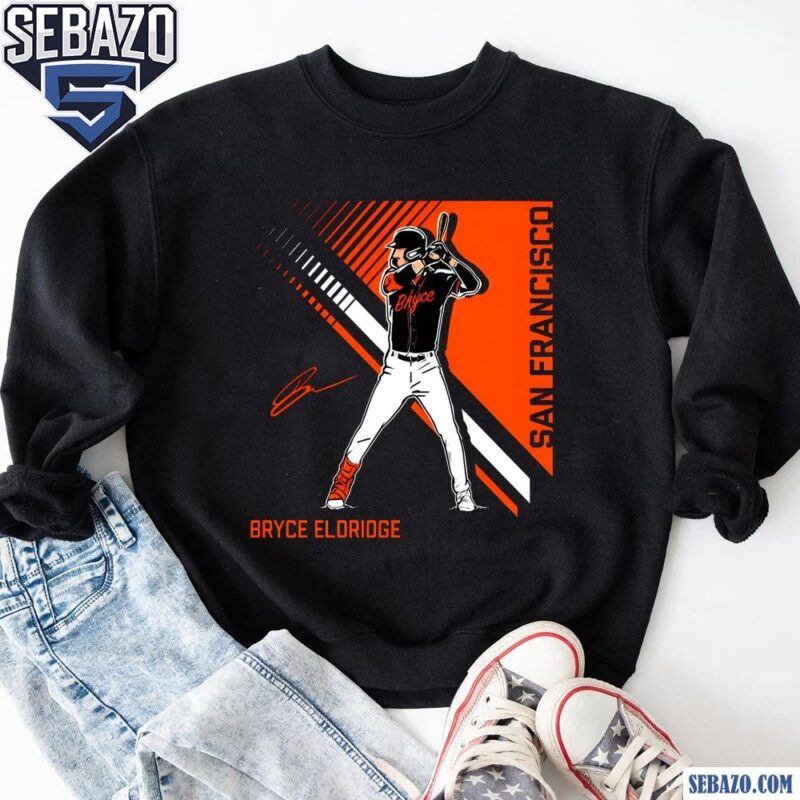 Bryce Eldridge Signature San Francisco Giants Baseball Shirt sweatshirt