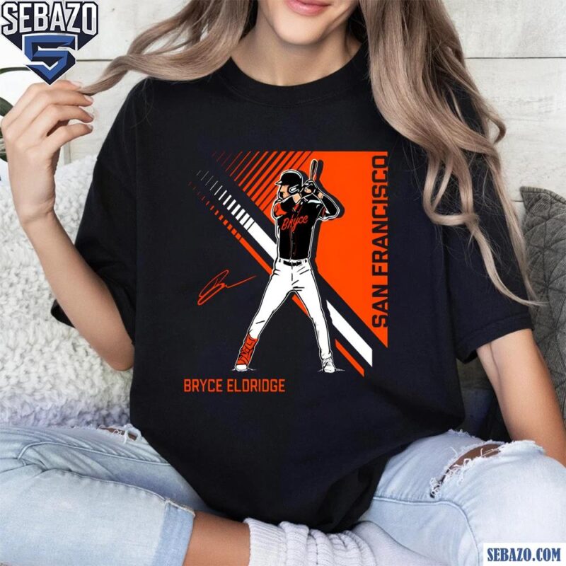 Bryce Eldridge Signature San Francisco Giants Baseball Shirt t-shirt