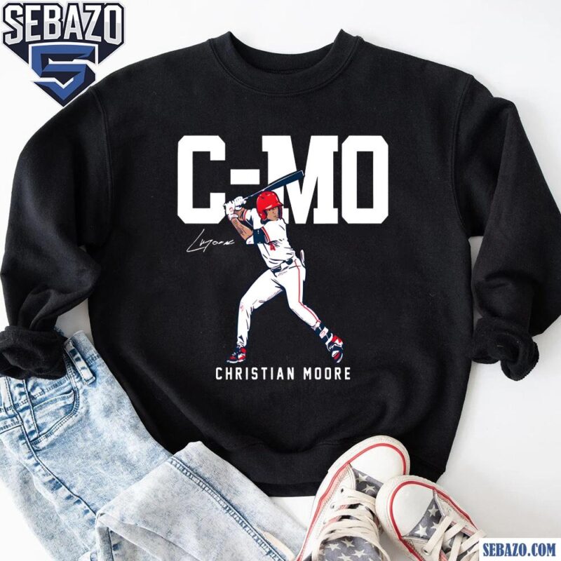 C Mo Christian Moore Los Angeles Angels Baseball Shirt sweatshirt