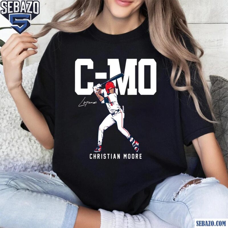 C Mo Christian Moore Los Angeles Angels Baseball Shirt t-shirt