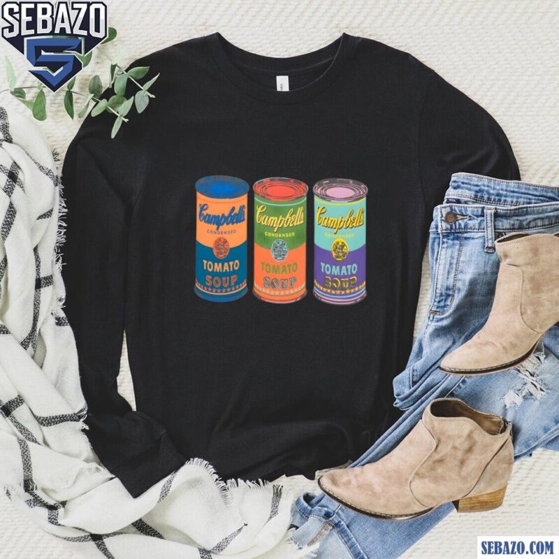Campbells Soup Cans Pop Art Classic Shirt long sleeved