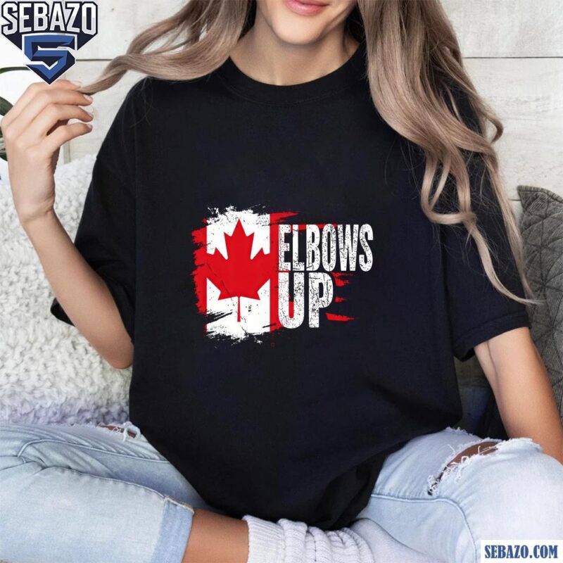 Canadian Pride Elbows Up True North Strong And Free Shirt t-shirt