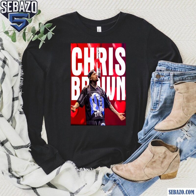 Chris Brown Concert Shirt long sleeved