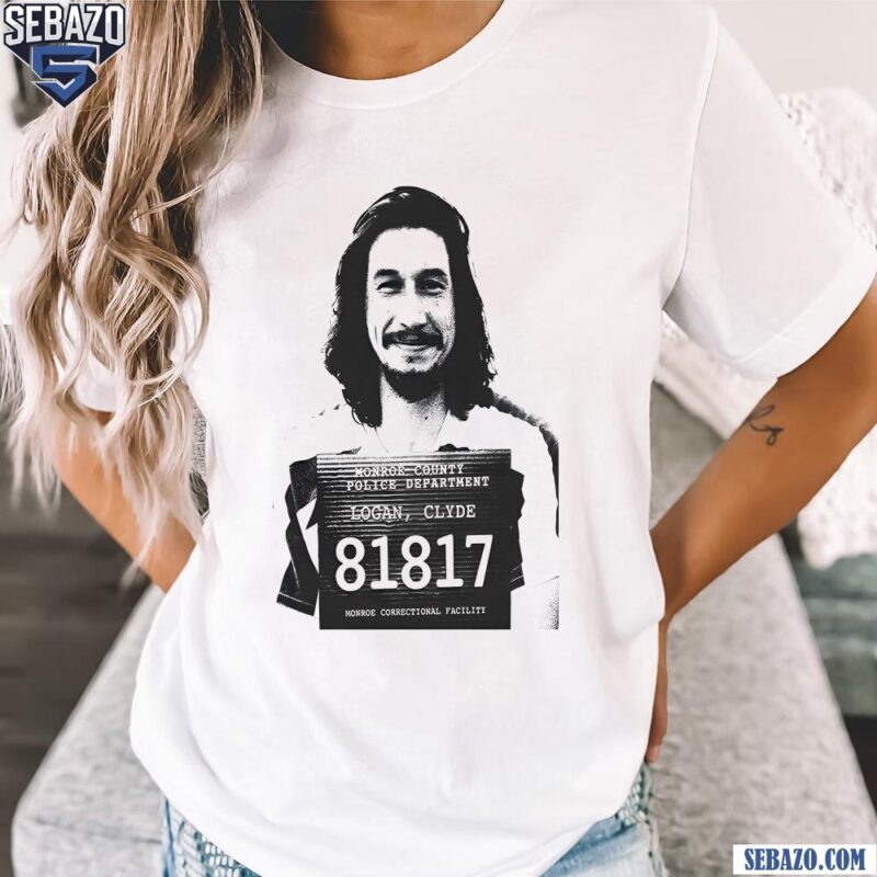 Clyde Logan Mugshot Logan Lucky Shirt t-shirt