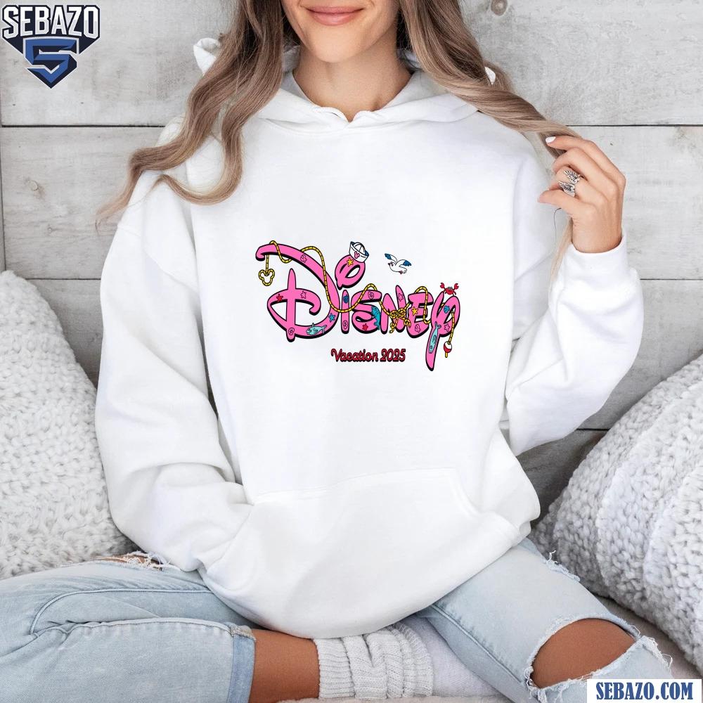 Colorful Disney Vacation 2025 Sailing And Cruise Shirt