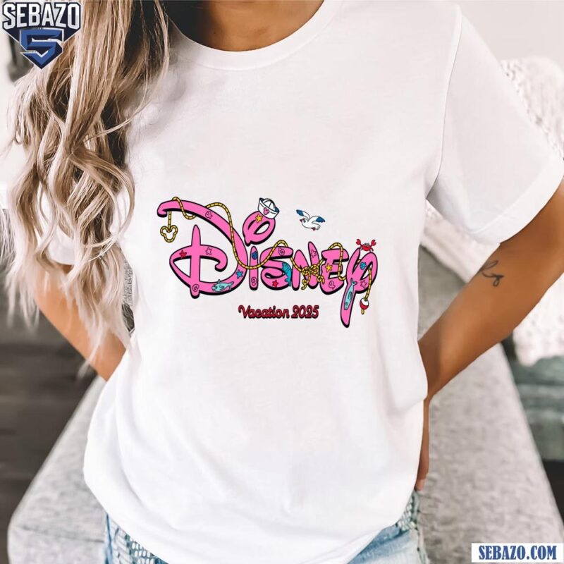Colorful Disney Vacation 2025 Sailing And Cruise Shirt t-shirt