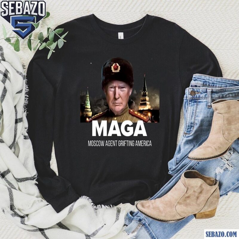 Comrade Trump Maga Moscow Agent Grifting American Shirt long sleeved