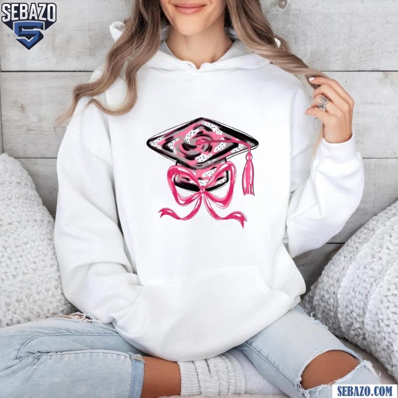 Coquette Bow Bachelor Senior Mom Shirt hoodie