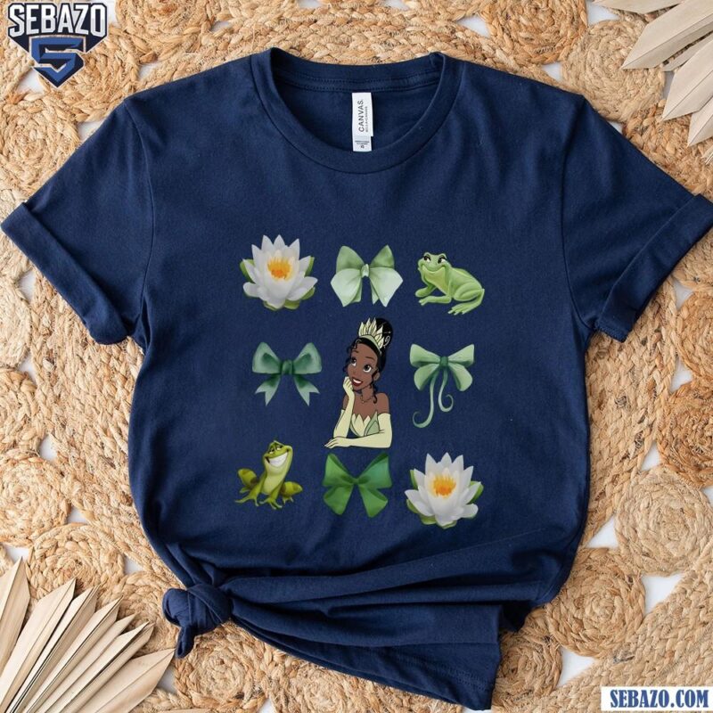 Coquette Bows Tiana Disney The Princess And The Frog Shirt t-shirt