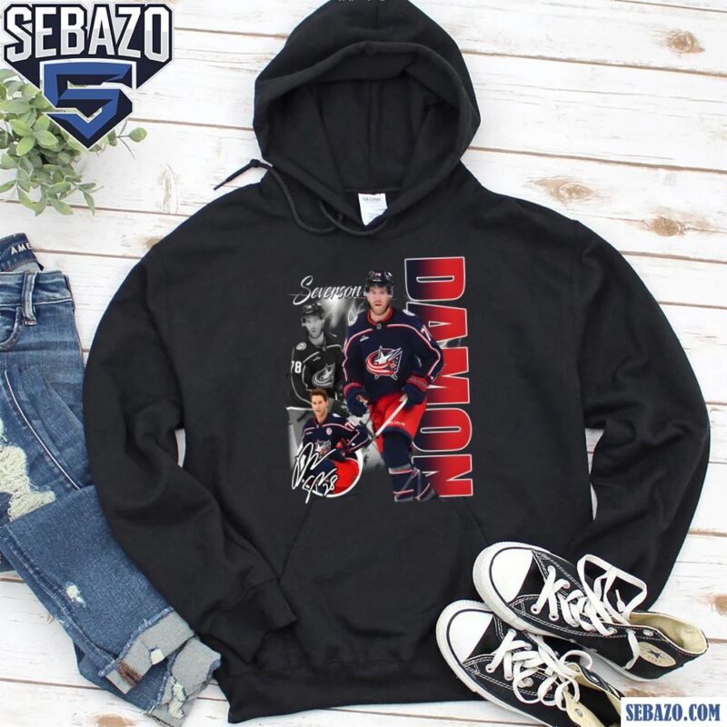 Damon Severson Columbus Blue Jackets Nhl Players Shirt hoodie