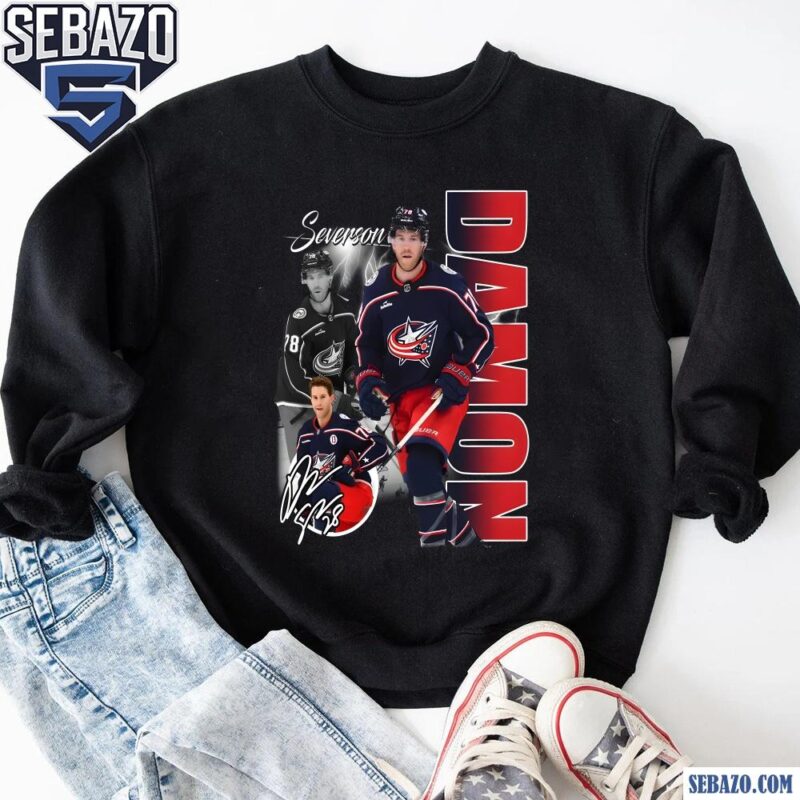 Damon Severson Columbus Blue Jackets Nhl Players Shirt sweatshirt