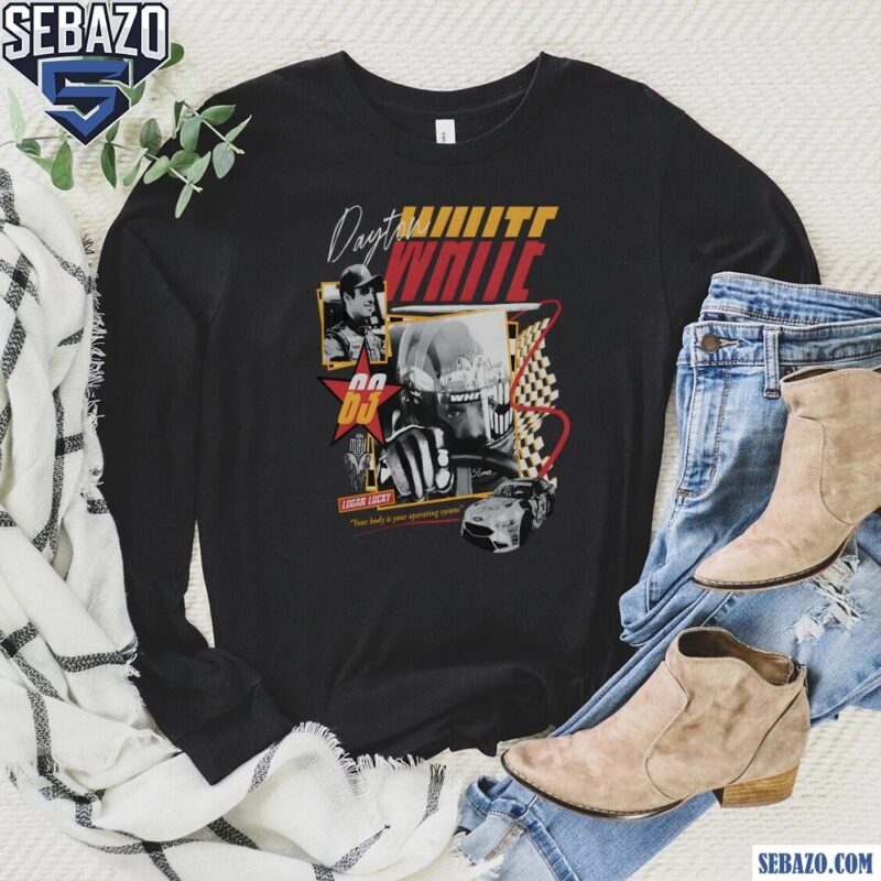 Dayton White 63 Logan Lucky Shirt long sleeved