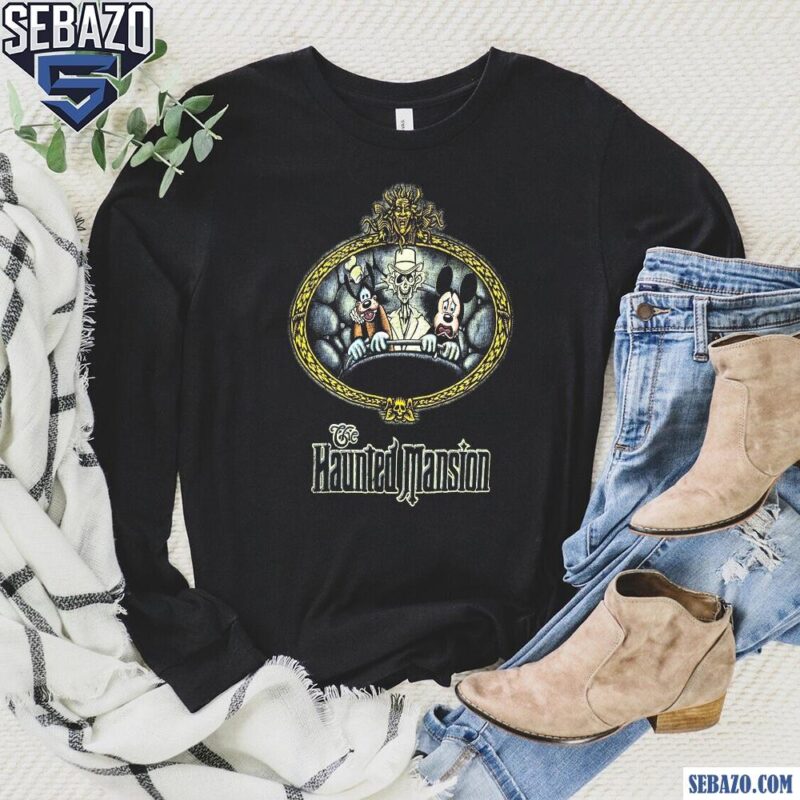 Disney Cartoon The Haunted Mansion Mickey And Friends Shirt long sleeved