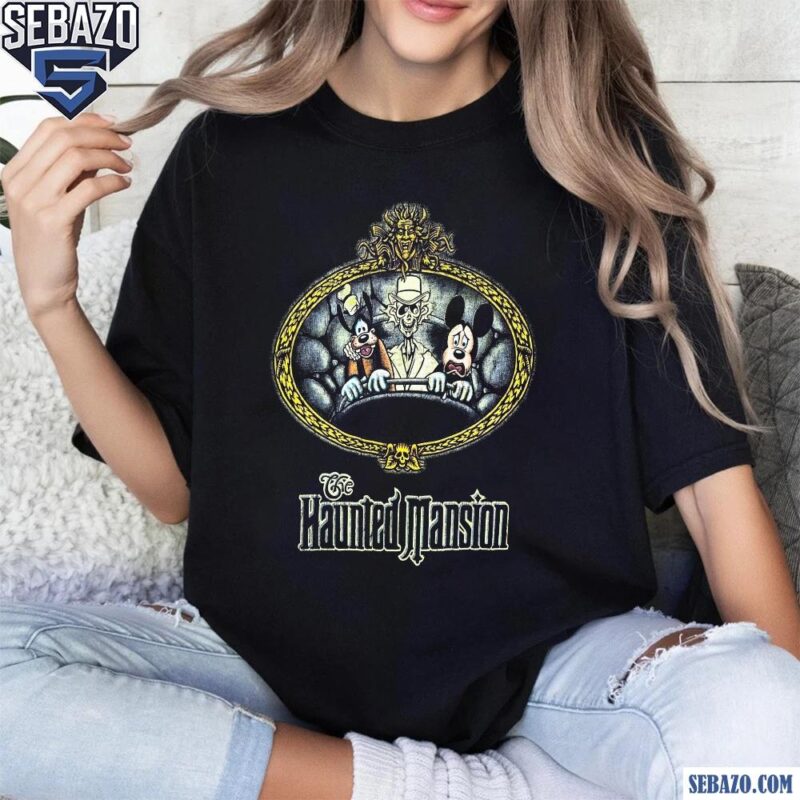 Disney Cartoon The Haunted Mansion Mickey And Friends Shirt t-shirt