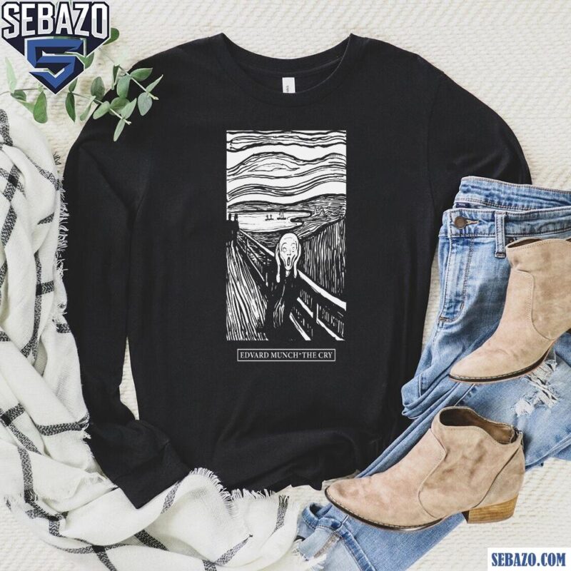 Edvard Munch The Cry 1994 Shirt long sleeved