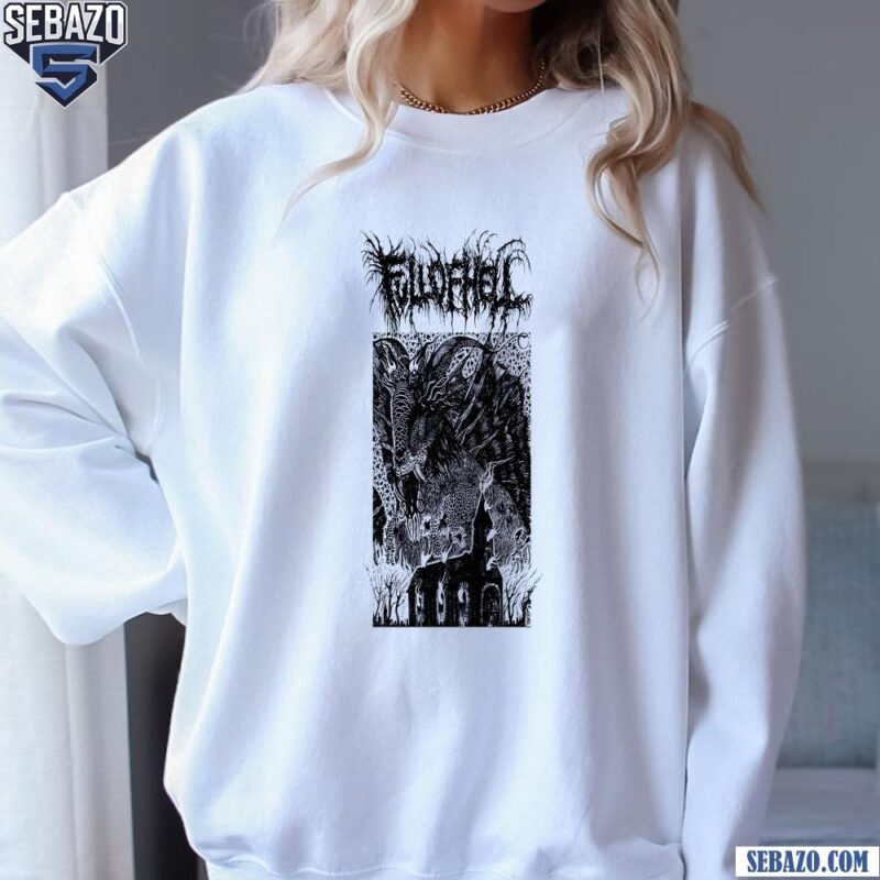 Full Of Hell Purple Goat Church Shirt sweatshirt