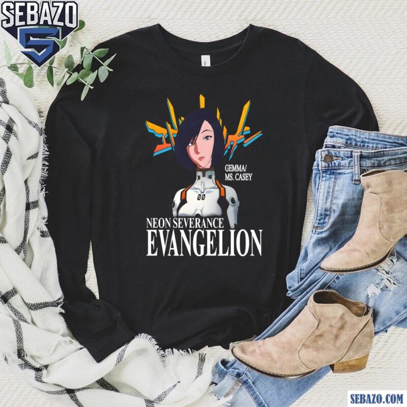 Gemma Ms Casey Neon Severance Evangelion Anime long sleeved