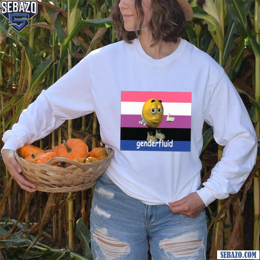 Genderfluid Emoticon Flag Shirt