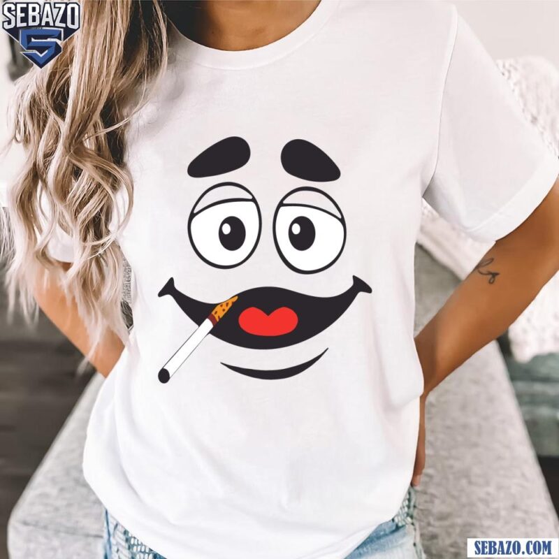 Grimace Smoking Face Shirt t-shirt