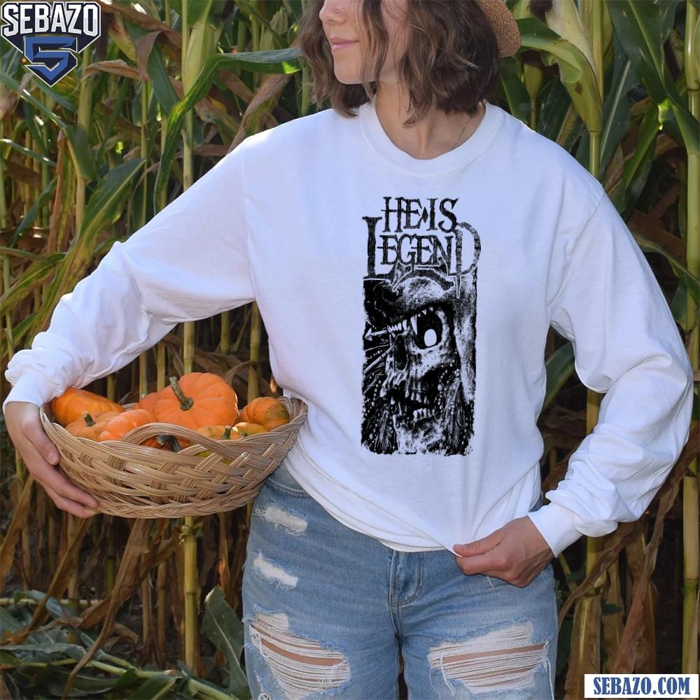 He Is Legend Skull Wolf Shirt