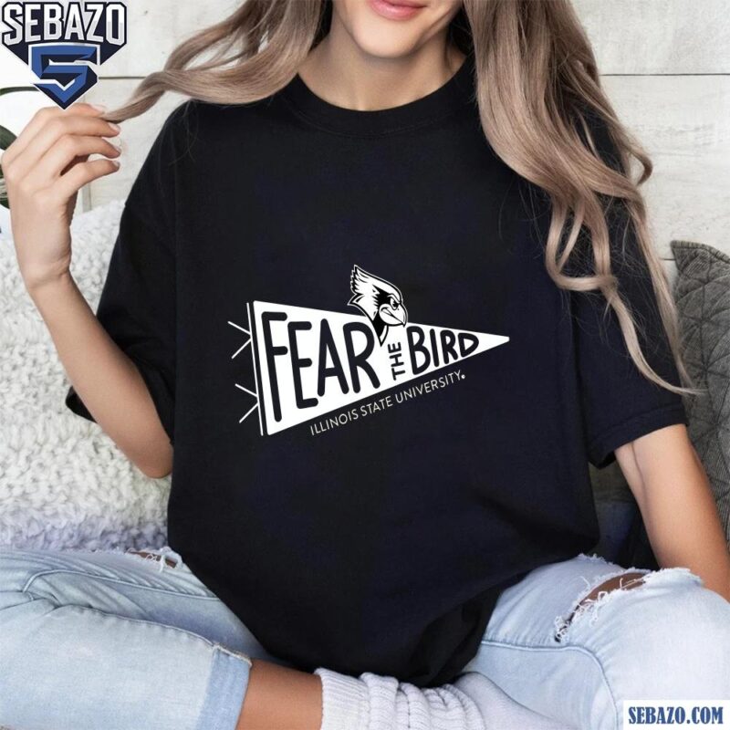 Illinois State University Fear The Bird Logo Cheerleading Shirt