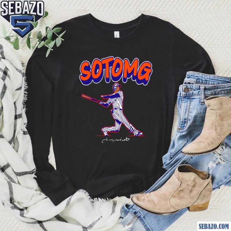 Juan Soto Sotomg Baseball Players Signature Shirt long sleeved